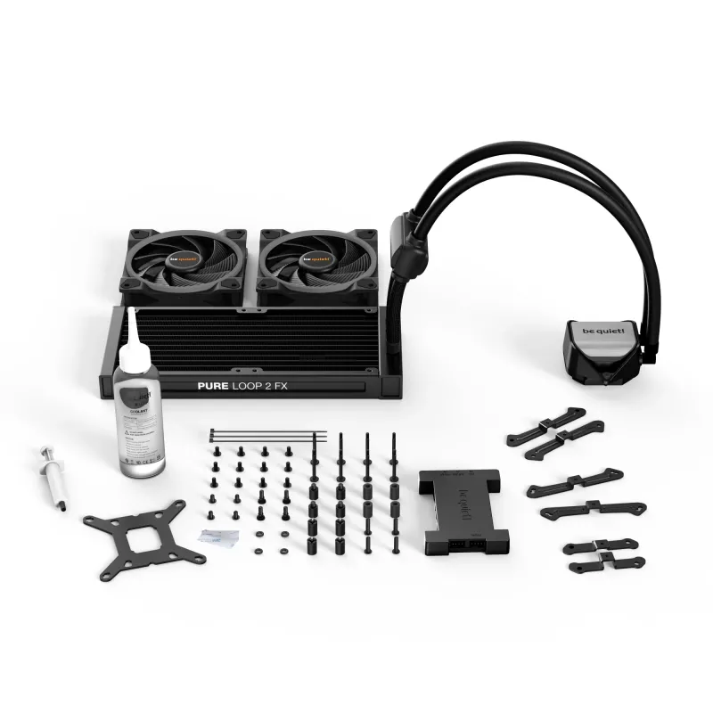 be quiet Pure Loop 2 FX 240mm prosessori all-in-one-nestekierrojäähdytin 12 cm musta 1 kpl