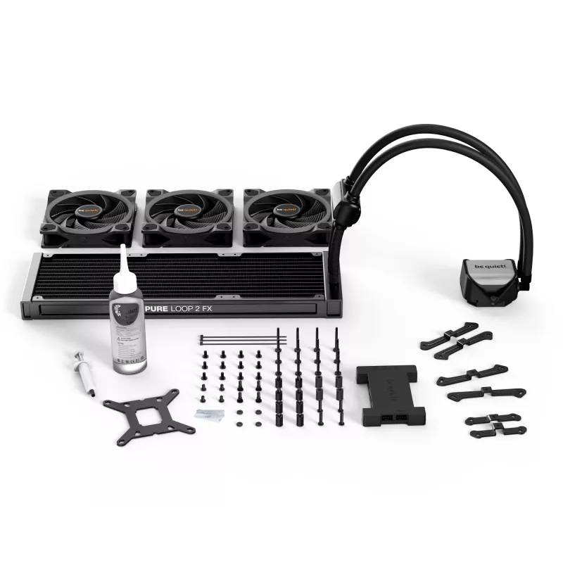 be quiet Pure Loop 2 FX 360mm prosessori all-in-one-nestekierrojäähdytin 12 cm musta 1 kpl