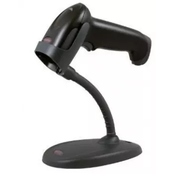 HONEYWELL viivakoodilukija Voyager 1250g USB-sarja - sisältää mustan lukijan 1250g & USB Type-A spiraalikaapelin 3m & Flex-Neck-esittelytelineen & dokumentaation