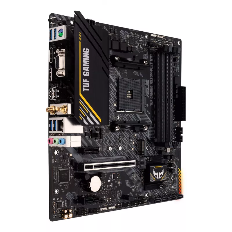 ASUS TUF GAMING A520M-PLUS WIFI AMD A520 kanta AM4 micro ATX