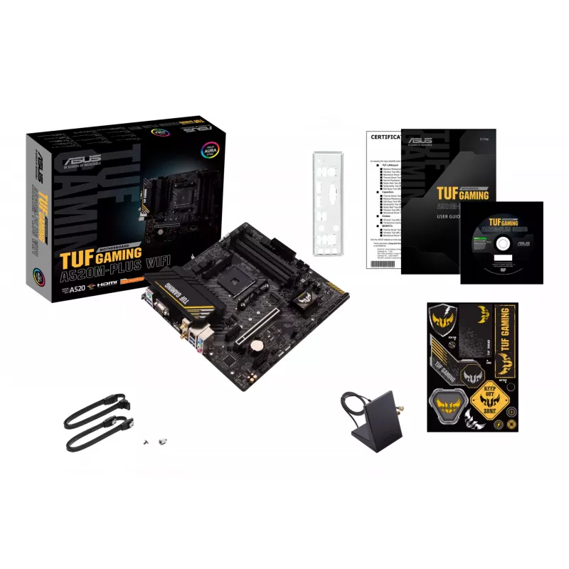 ASUS TUF GAMING A520M-PLUS WIFI AMD A520 kanta AM4 micro ATX