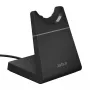 Jabra Evolve2 65 pöytäteline USB-C - musta, telakka, musta