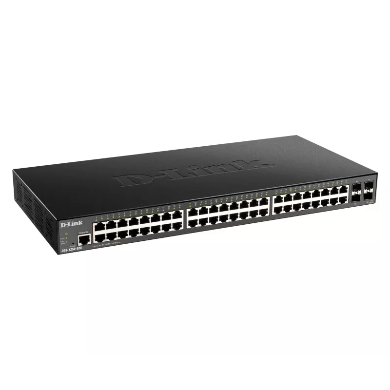 D-Link 48-porttinen Gigabit Smart Managed -kytkin 4 x 10G SFP+