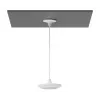 Logitech Mic Pod Pendant Mount (952-000123) kattokiinnike Rally Mic Pod -mikrofoneille, valkoinen