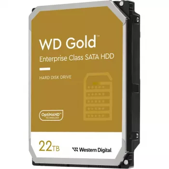 WESTERN DIGITAL kiintolevy - WD Gold WD221KRYZ - 22 TB - SATA 6 Gb/s - 3,5 tuuman - 7200 kierr./min - 512 MB puskuri