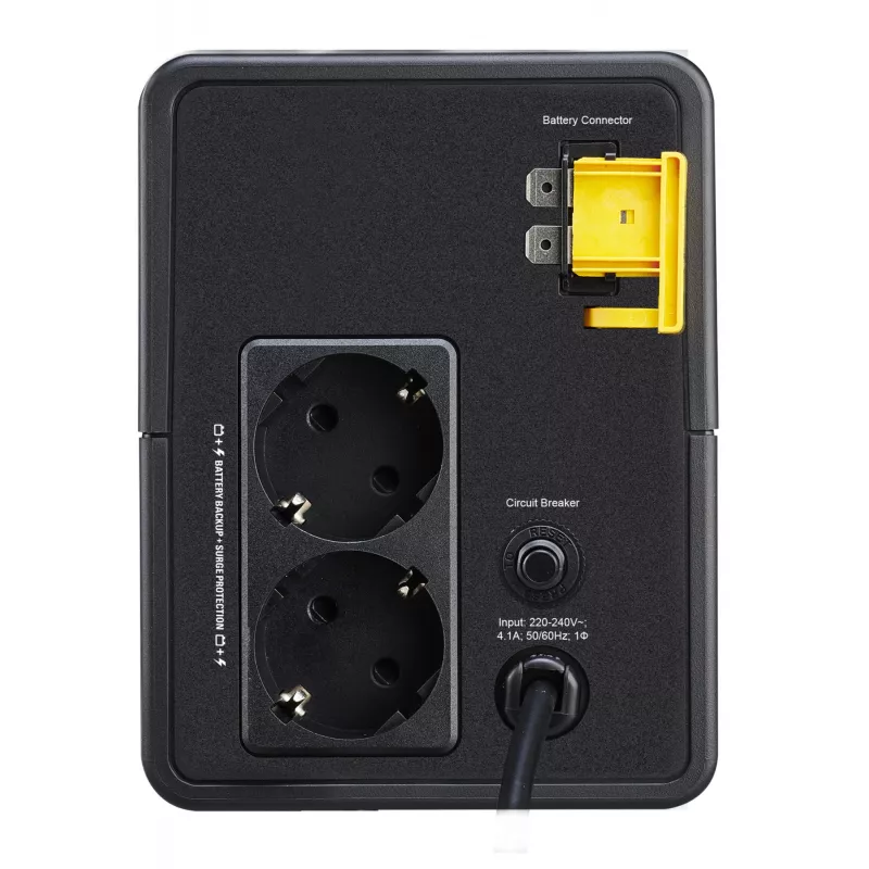 APC BVX900LI-GR keskeytymätön virransyöttö (UPS) Line-Interactive 0,9 kVA 480 W 2 AC-lähtöä