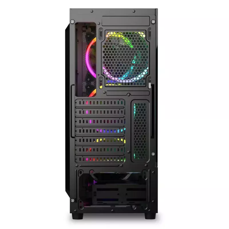 PC-kotelo Sharkoon RGB Wave Desktop musta