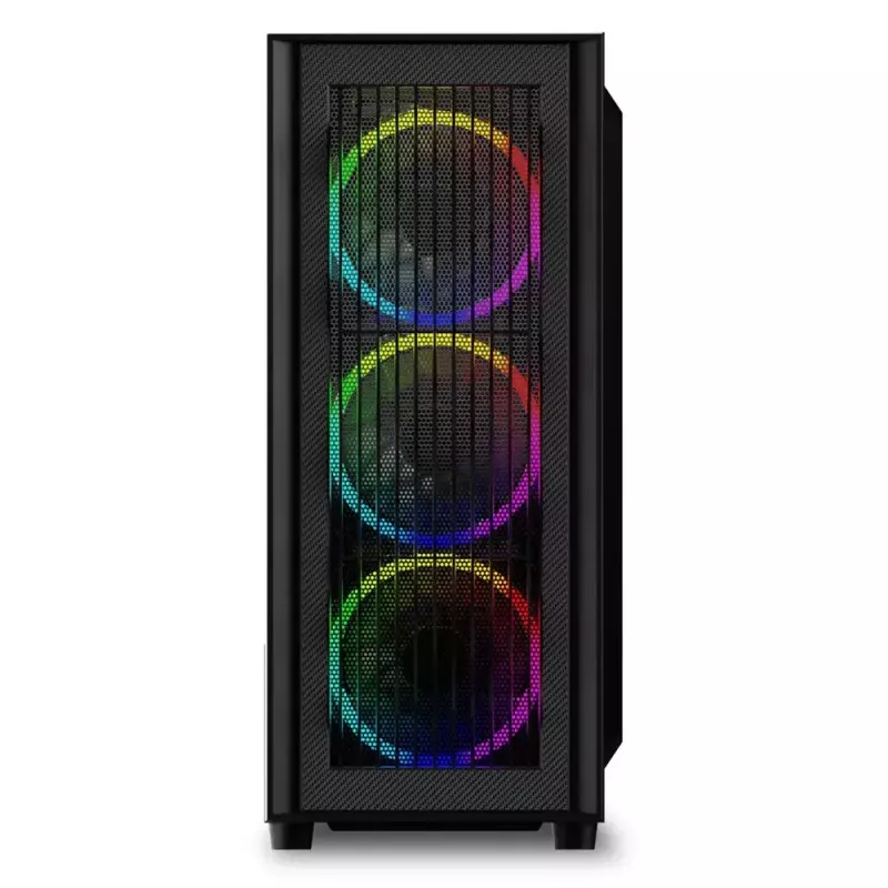 PC-kotelo Sharkoon RGB Wave Desktop musta