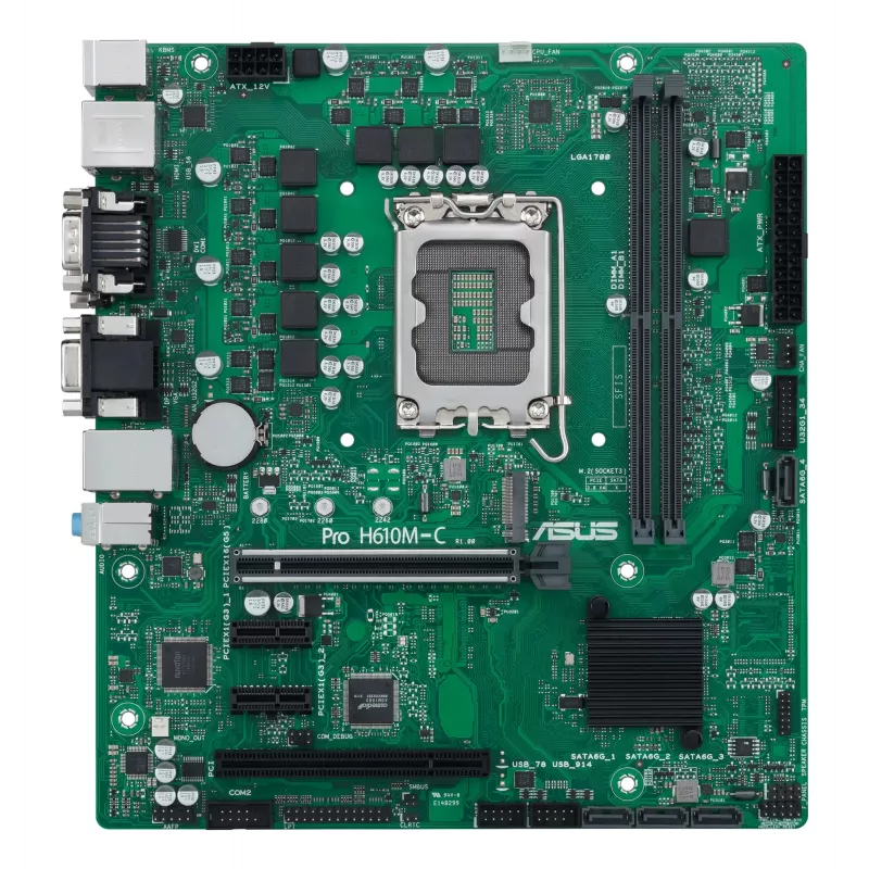 Emolevy ASUS Pro H610M-C-CSM Intel H610 LGA 1700 micro ATX