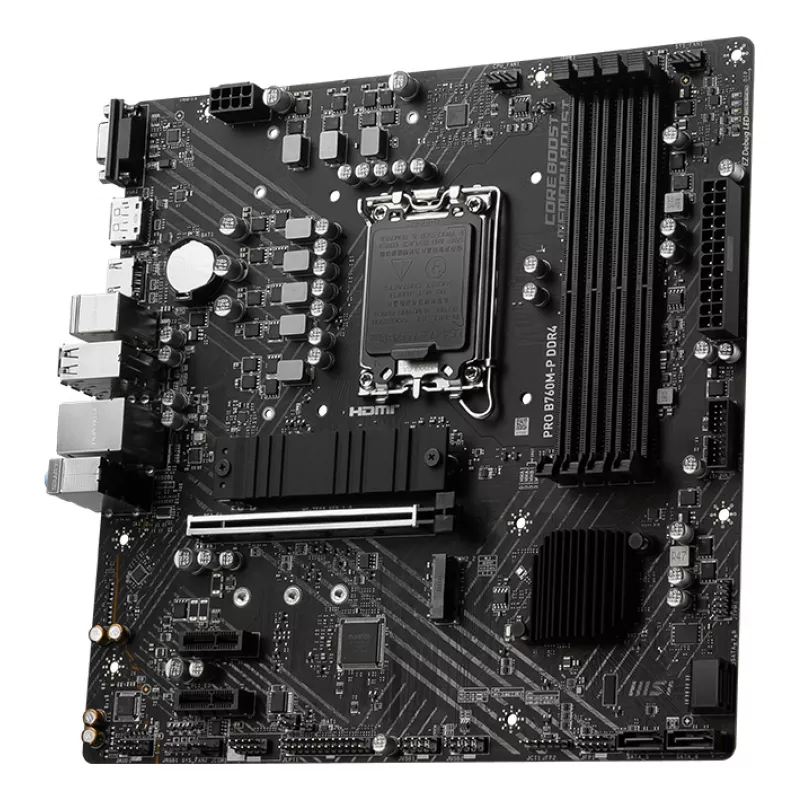 MSI PRO B760M-P DDR4 emolevy Intel B760 LGA 1700 micro ATX
