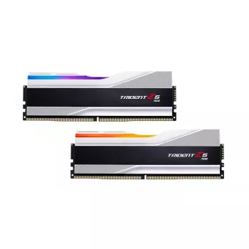 DIMM 32 GB DDR5-6400 (2x 16 GB) Dual-Kit, keskusmuisti hopea, F5-6400J3239G16GX2-TZ5RS, Trident Z5 RGB, INTEL XMP