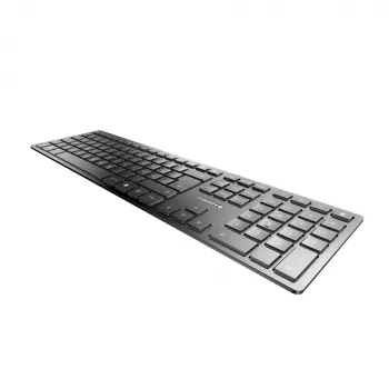 CHERRY KW 9100 ohut näppäimistö yleiskäyttöön RF langaton + Bluetooth QWERTZ musta