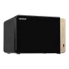 QNAP TS-664 NAS torni Intel® Celeron® N5095 8 GB DDR4 0 TB QNAP QTS musta, pronssi