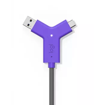 LOGITECH Swytch - keskitin - 2 x HDMI + 1 x Superspeed USB + 2 x USB-C - pöytämalli