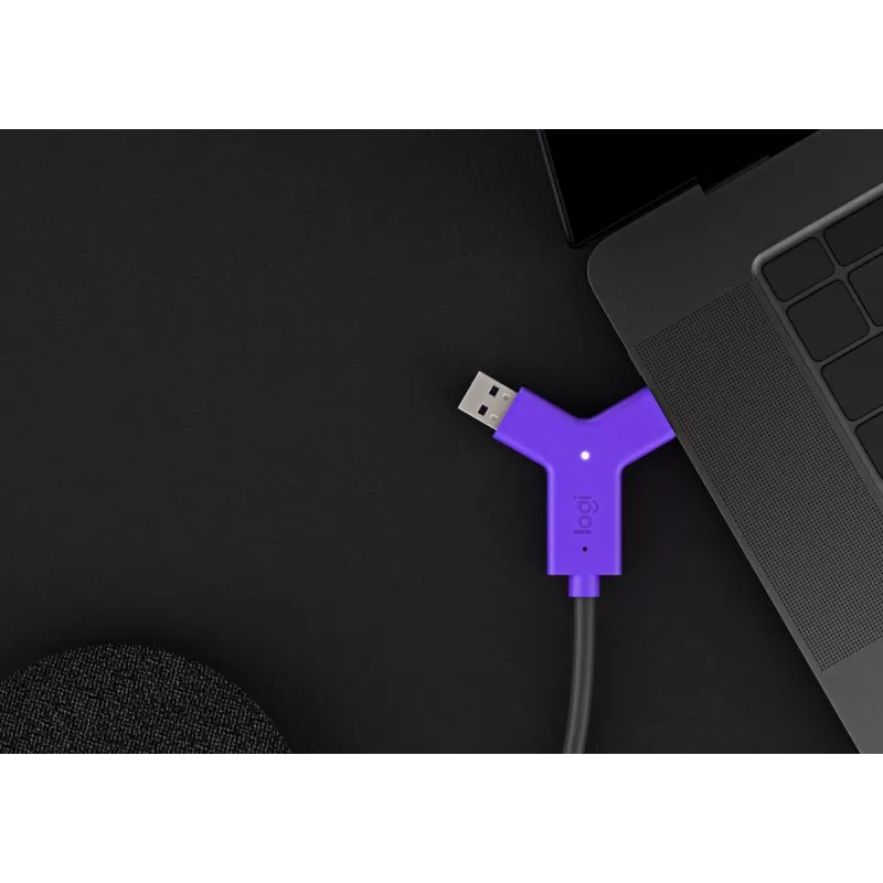 LOGITECH Swytch - keskitin - 2 x HDMI + 1 x Superspeed USB + 2 x USB-C - pöytämalli