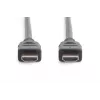 DIGITUS HDMI Ultra High Speed liitäntäkaapeli, tyyppi A M/M, 1m Ethernetillä, UHD 8K 60p, musta