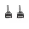 DIGITUS HDMI Ultra High Speed liitäntäkaapeli, tyyppi A M/M, 3 m Ethernetillä, UHD 8K 60p, musta