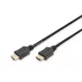 DIGITUS HDMI High Speed liitäntäkaapeli, Type A M/M, 3m Ethernetillä, Ultra HD 60p, kulta musta