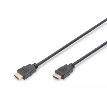 DIGITUS HDMI standardiliitäntäkaapeli tyyppi A uros/uros 2m Ethernetillä HDMI 1.4 Full HD (ak-330114-020-s)