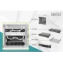 DIGITUS 10in verkkopaketti – 6U kaappi, harmaa hylly, PDU, 8-porttinen kytkin, CAT6 patch-paneeli