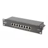 DIGITUS verkkosarja 10in-9U 312x300mm kotelo hylly PDU 8Port patch-paneeli