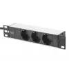 DIGITUS verkkosarja 10in-9U 312x300mm kotelo hylly PDU 8Port patch-paneeli