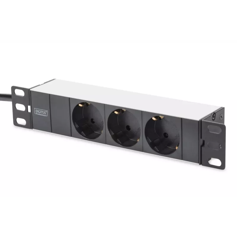 DIGITUS verkkosarja 10in-9U 312x300mm kotelo hylly PDU 8Port patch-paneeli