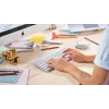 LOGITECH Minimalist Wireless Illuminated näppäimistö - MX KEYS MINI - Pale Gray - Qwertz Deutsch
