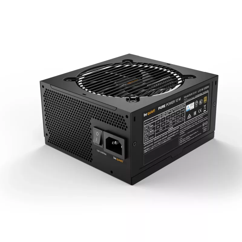 be quiet! PURE POWER 12 M | 1200W virtalähde 20+4 pin ATX ATX musta