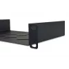 DIGITUS kiinteä hylly 254 mm (10 tuumaa) 1U 44x254x150 mm, väri musta (RAL 9005)