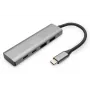 DIGITUS USB-C 4-porttinen keskitin 2x USB-A + 2x USB-C Gen2