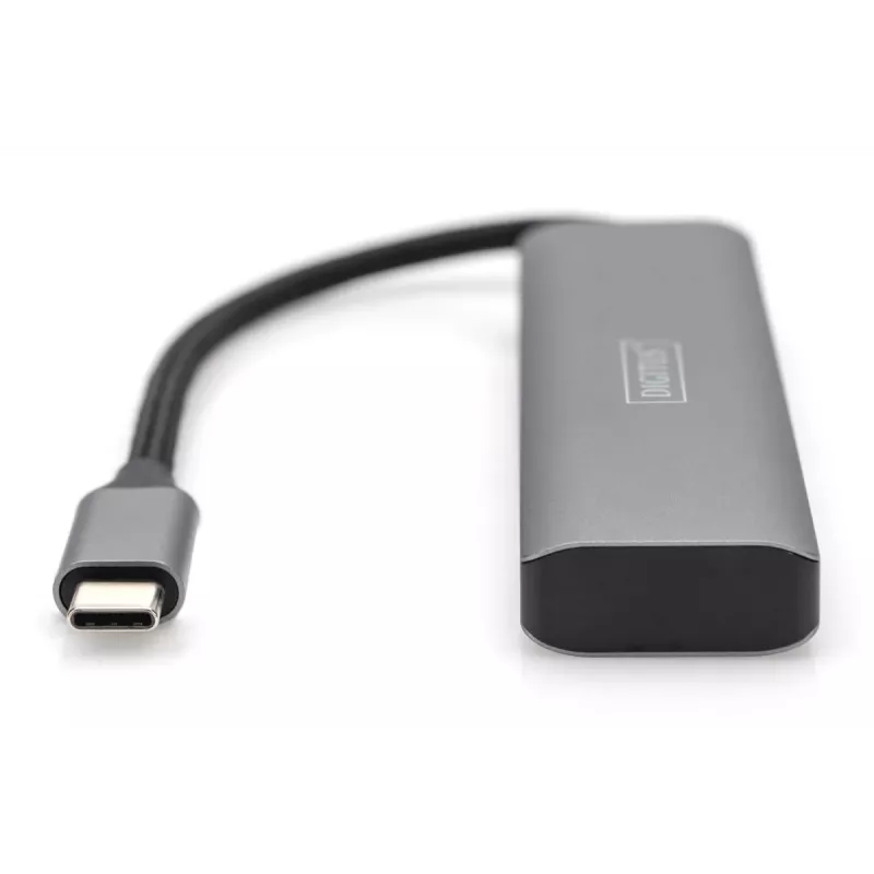 DIGITUS USB-C 4-porttinen keskitin 2x USB-A + 2x USB-C Gen2