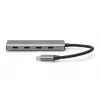 DIGITUS USB-C 4-porttinen keskitin, 4x USB-C 3.1 Gen1, 5 Gbit/s