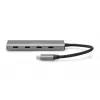 DIGITUS USB-C 4-porttinen keskitin, 4x USB-C 3.1 Gen1, 5 Gbit/s