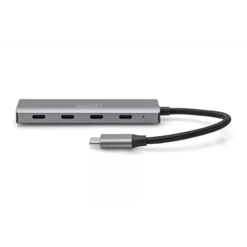 DIGITUS USB-C 4-porttinen keskitin, 4x USB-C 3.1 Gen1, 5 Gbit/s