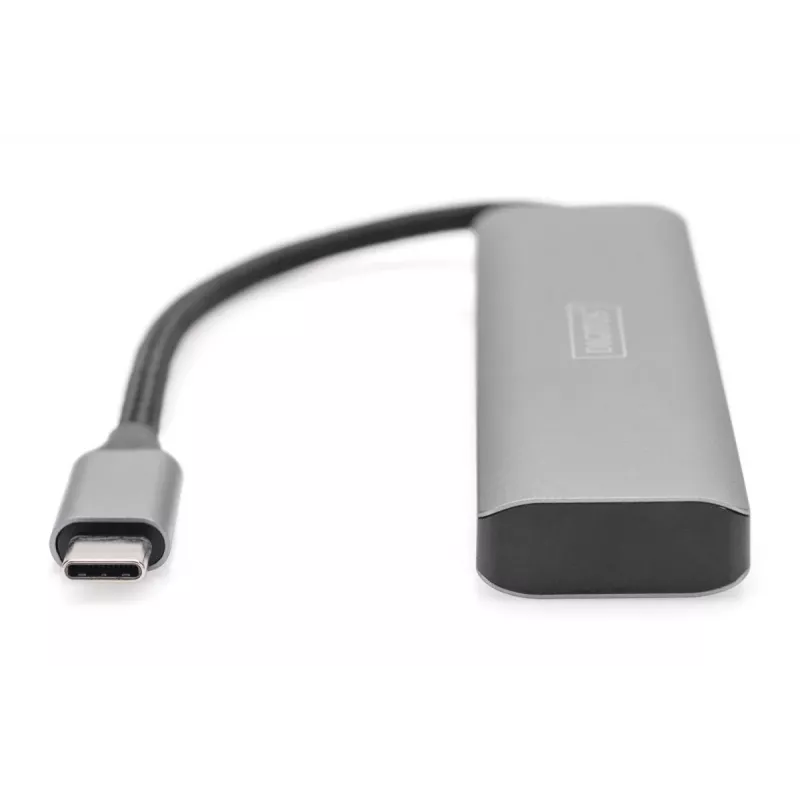 DIGITUS USB-C 4-porttinen keskitin, 4x USB-C 3.1 Gen1, 5 Gbit/s