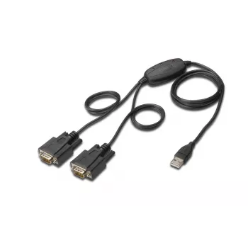 DIGITUS USB 2.0 - 2x RS232 -kaapeli 1,5m