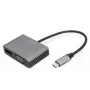 DIGITUS USB Type-C 4K 2-in-1 DisplayPort + VGA -näytönohjainsovitin