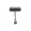 DIGITUS USB Type-C 4K 2-in-1 DisplayPort + VGA -näytönohjainsovitin