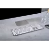 CHERRY KW 9100 ohut FOR MAC näppäimistö universaali USB + Bluetooth QWERTZ saksa hopea
