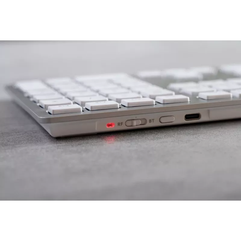 CHERRY KW 9100 ohut FOR MAC näppäimistö universaali USB + Bluetooth QWERTZ saksa hopea