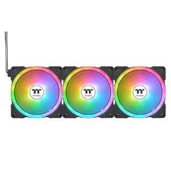 THERMALTAKE PC-tuuletin – SWAFAN EX14 ARGB Sync TT Premium Edition – 14 cm – musta – 3 kpl:n pakkaus