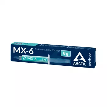ARCTIC MX-6 ULTIMATE Performance lämpötahna, lämpötahna, harmaa, 8 g, 1 kpl, 27 mm, 121 mm