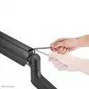 Neomounts DS70PLUS-450BL1 näyttöteline 17-49 inch - kaasujousi - pöytäpuristin - 180°-pysäytin