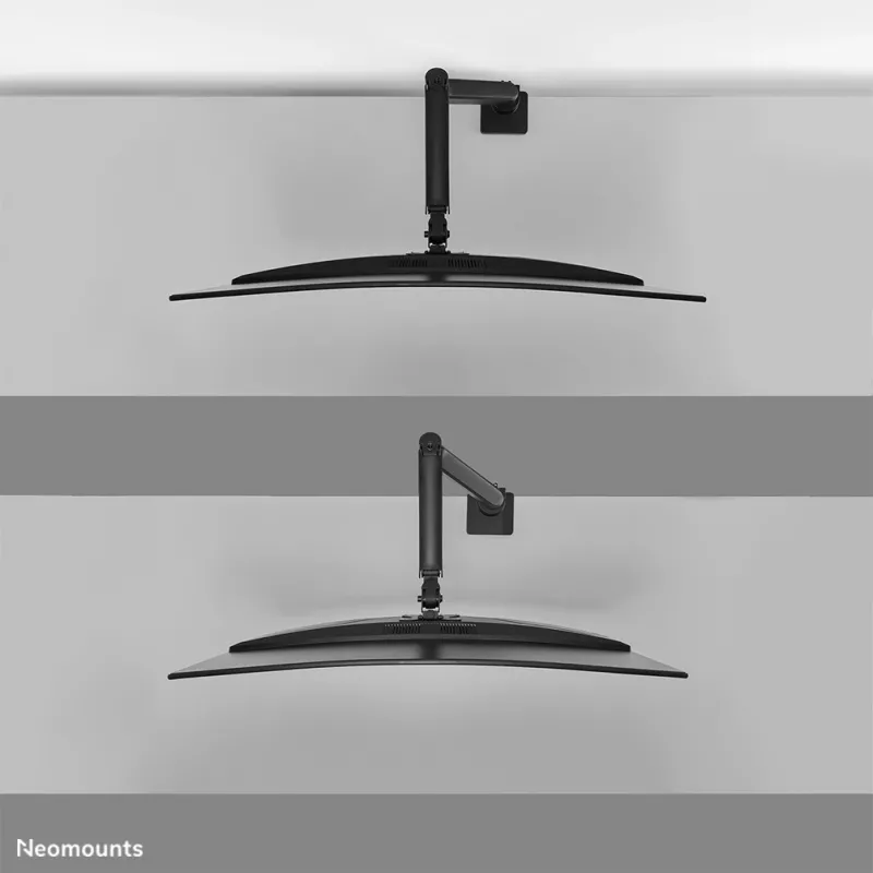 Neomounts DS70PLUS-450BL1 näyttöteline 17-49 inch - kaasujousi - pöytäpuristin - 180°-pysäytin