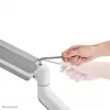 Neomounts DS70PLUS-450WH1 näyttöteline 17-49 inch - kaasujousi - pöytäpuristin - 180°-pysäytin