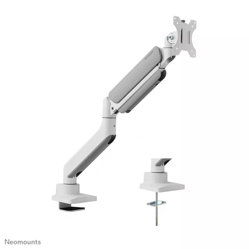 Neomounts DS70PLUS-450WH1 näyttöteline 17-49 inch - kaasujousi - pöytäpuristin - 180°-pysäytin