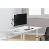 Neomounts DS70PLUS-450WH1 näyttöteline 17-49 inch - kaasujousi - pöytäpuristin - 180°-pysäytin