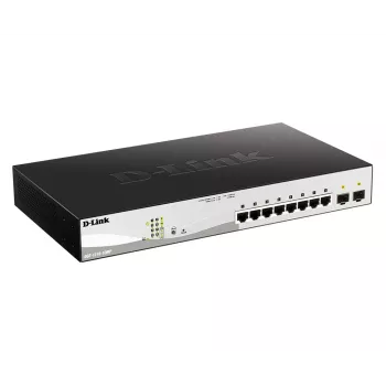 D-Link DGS-1210-10MP hallittava L2 Gigabit Ethernet (10/100/1000) Power over Ethernet (PoE) musta, harmaa