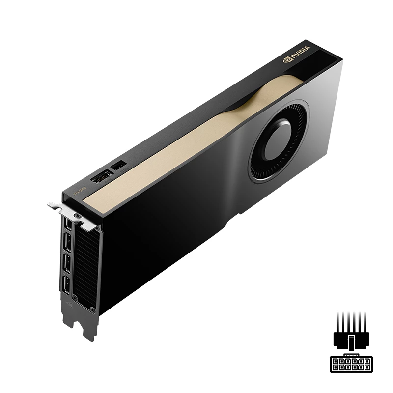 PNY NVIDIA RTX 5000 Ada Generation näytönohjain, 32 GB GDDR6 ECC, 256-bittinen, PCIe 4.0 x16, kaksipaikkainen, 4x DP 1.4a